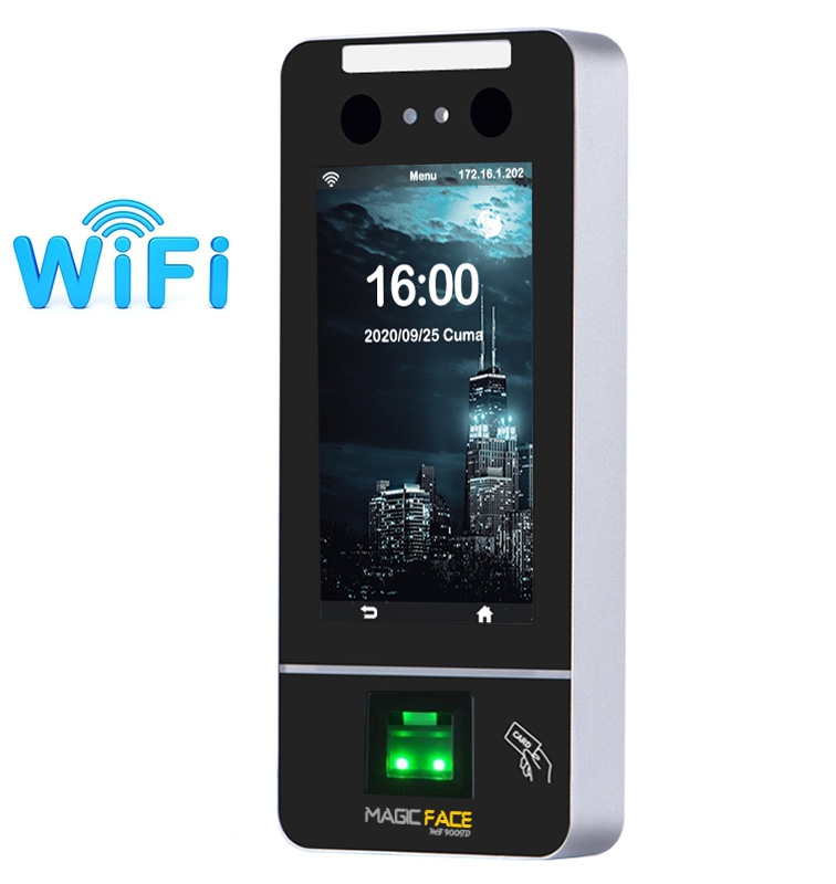 PERKOTEK - Magic Face 900 ID Dispositif de Contrôle d'accès et pointage de présence Biométrique avec reconnaissance faciale